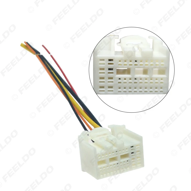 محول أسلاك راديو ستيريو للسيارة مع قابس موصل USB AUX لكيا K2 K3 K4 إلنترا ميسترا توكسون - ترقية الصوت #3