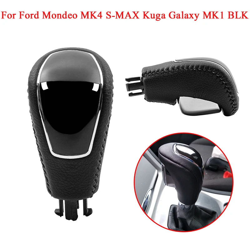 Automatische Hebel Shifter griff Knopf Schaltknauf Griff Ball Für Ford Mondeo MK4 S-MAX Kuga Galaxy MK1 BLK Auto Zubehör