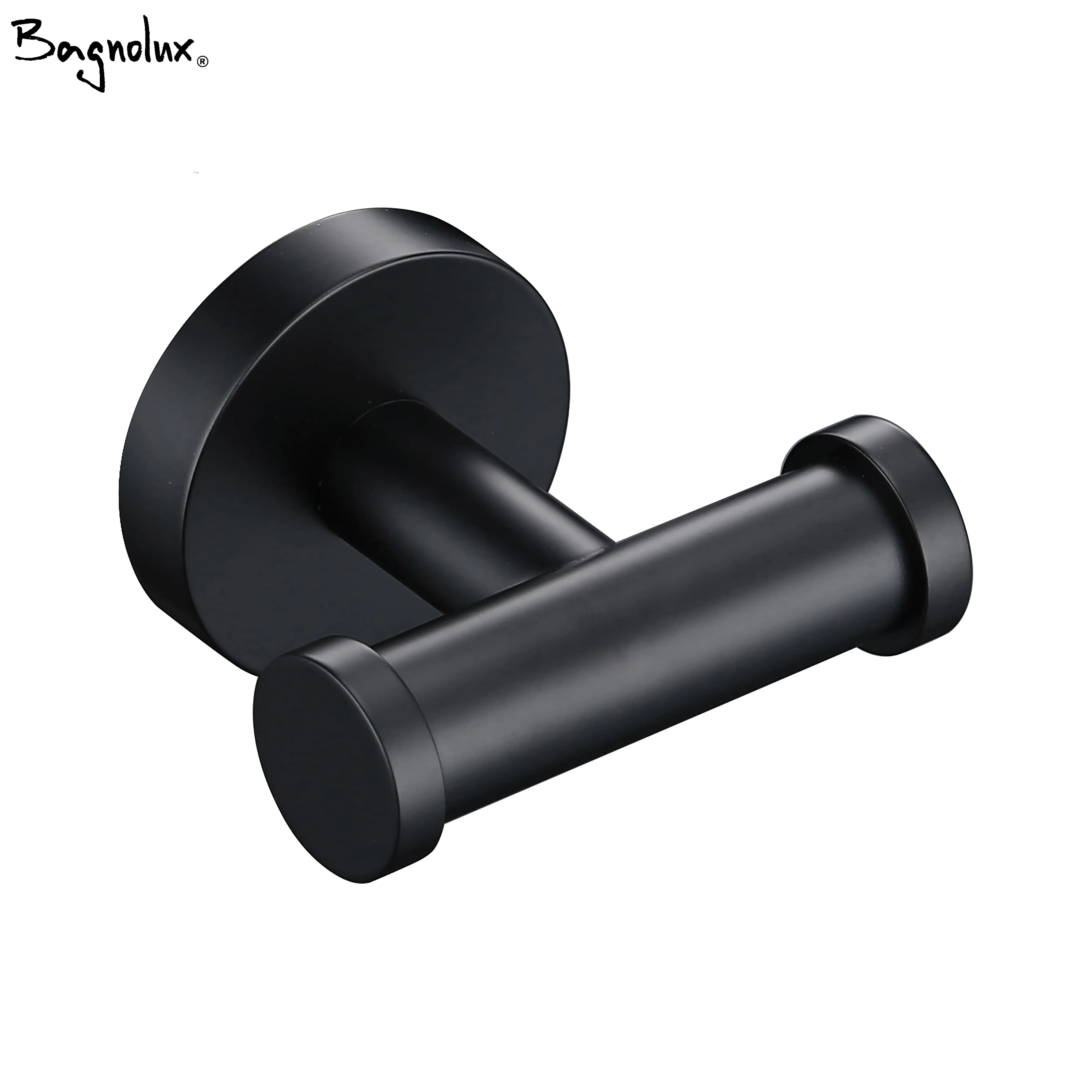 

Bagnolux Matte black Hooks Sus304 Clothes Hanger & Towel & Coat & Robe Hook Decorative Bathroom Hooks Wall Mounted