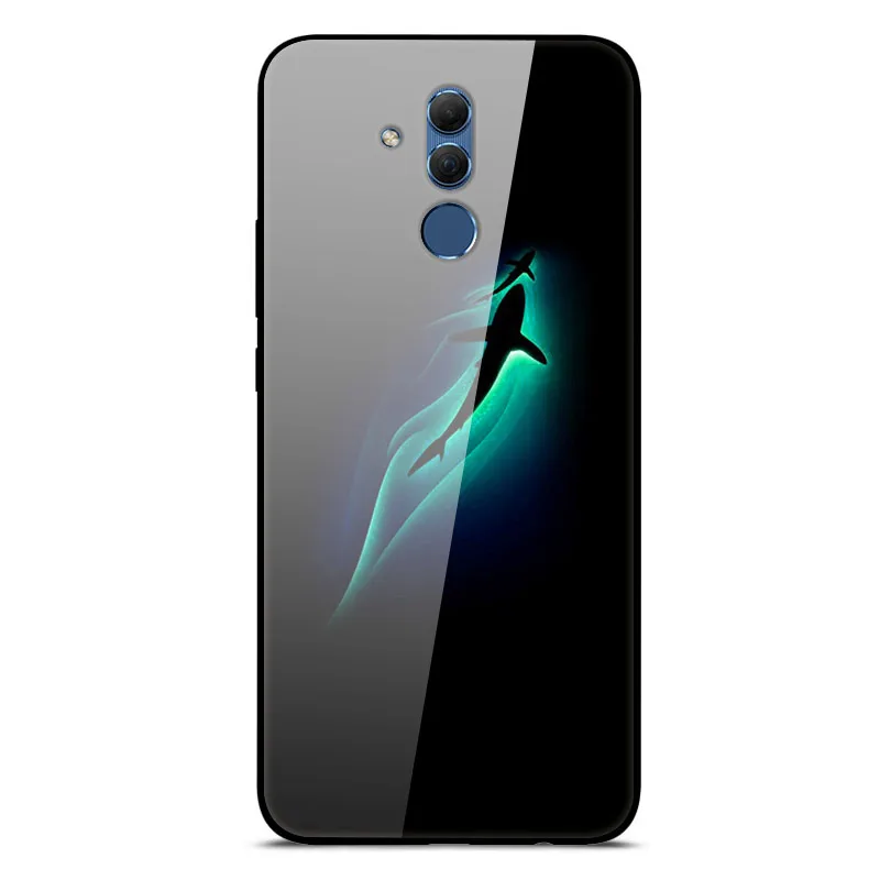 Mate20 Lite Case on For Huawei Mate 20 Lite Cases 6.3 Tempered