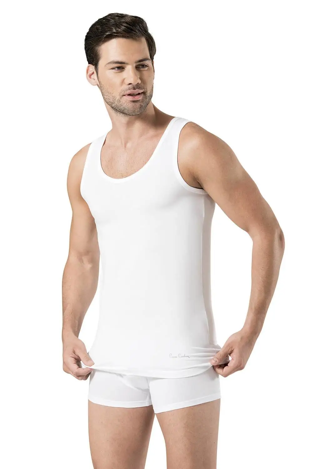 Pierre Cardin Men Stretch Singlet Boxer Çamaşır Takımı