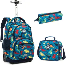 Mochila escolar para crianças, Trolley Bag para meninos e meninas, Bolsas de bagagem para laptop para crianças, 16