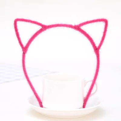 New fashion Harajuku style little devil cat press hair plush cat ears headband