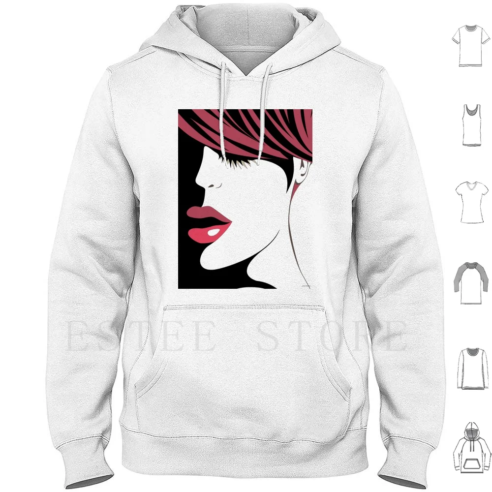 Big Pouty Lips Hoodies Lips Mouth Sexy Lips Big Lips Red Lips Face Eyelashes Womens Female Face