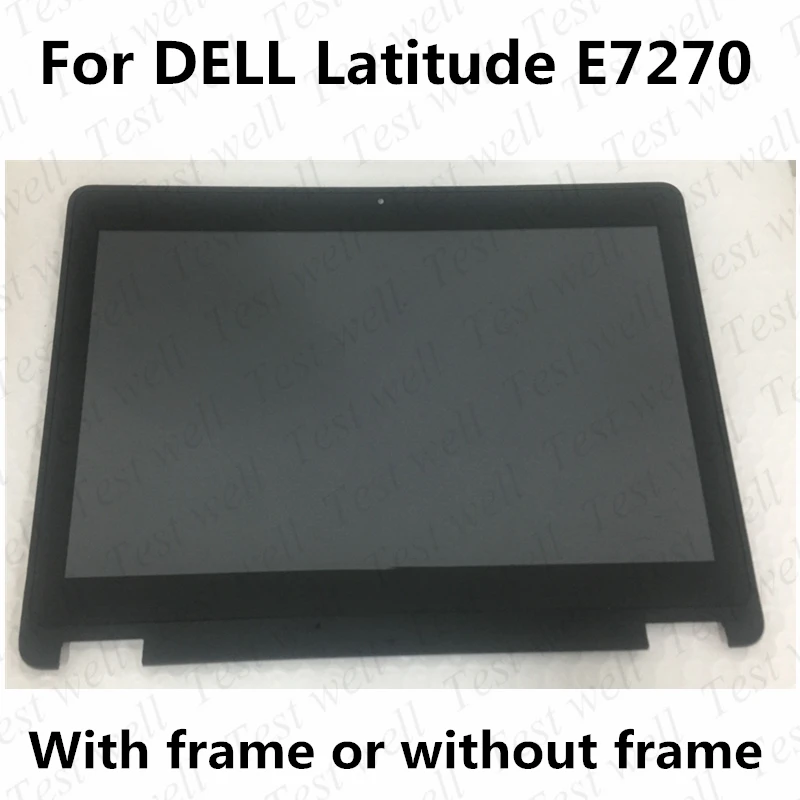 

LCD Touch Screen Assembly For Dell Latitude E7270 Laptop Digitizer 12.5" FHD 1920x1080 LP125WF1-SPG1/G2/G3/G4 Replacement