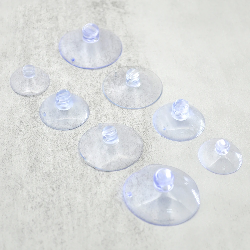 30pcs/50pcs/100pcs Transparent Suction Cup Silicone Suction Cup Powerful Suction Cup Wall Hook Kitchen Bathroom Glass Home Decor