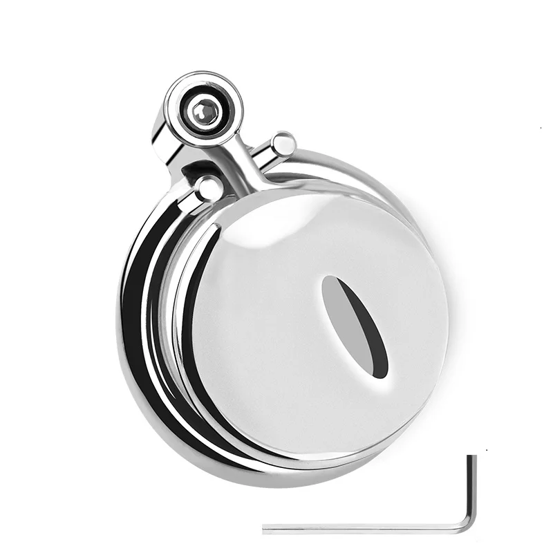 Stainless steel male small metal penis lock Bird Trumpet Chastity cage belt cock rings slave bondage restraint BDSM man sex toy