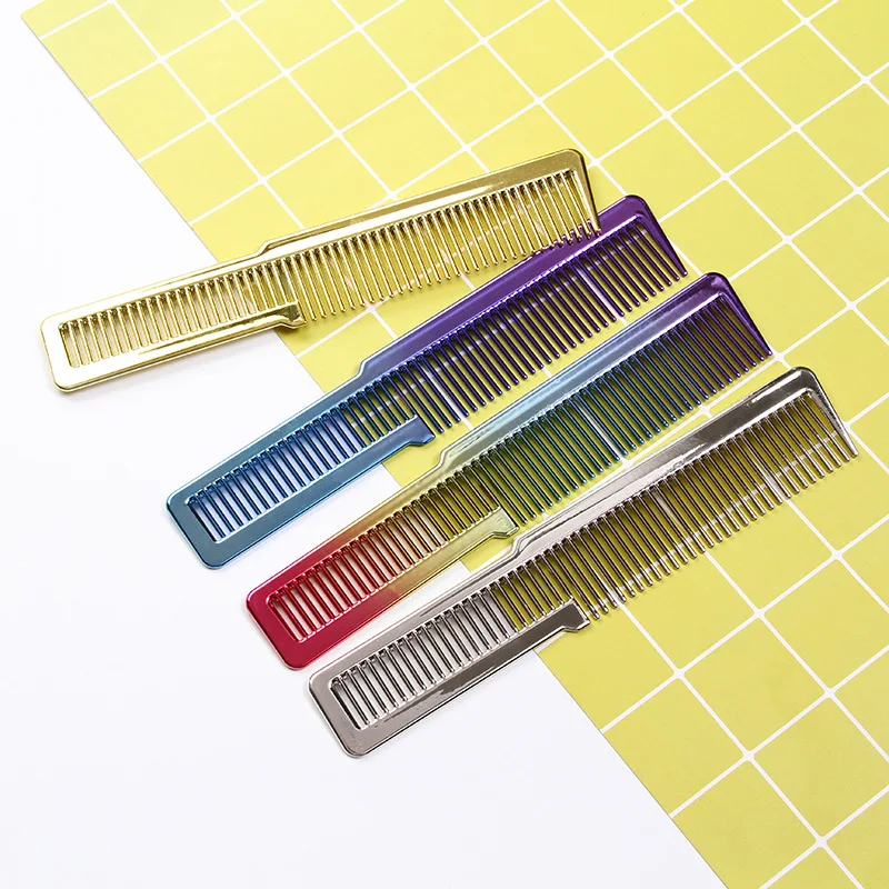 

4Color Colorful Professional High Quality Hair Combs Salon Hairdressing Barber Comb Hair Plastic Cutting Comb Styling Tool