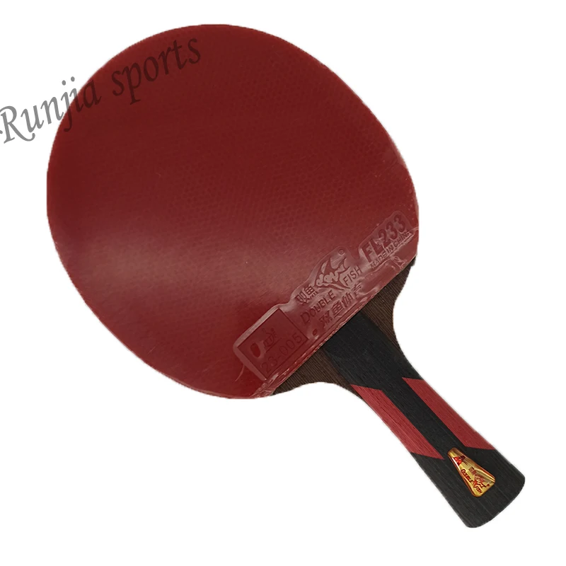 Original finished racket double fish 7a+c 7stars table tennis rackets wenge wood racquet sports pure wood fast attack with loop