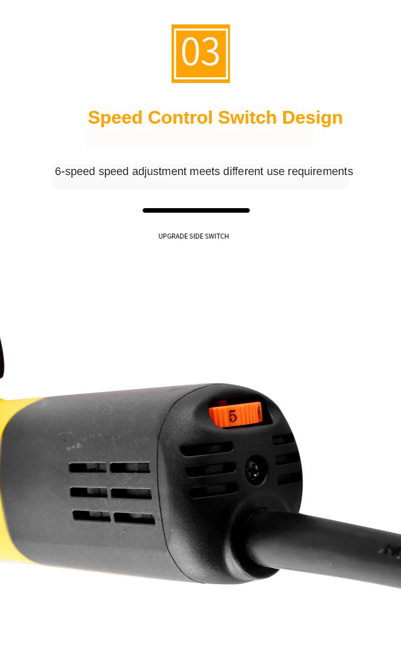 Multi-Functional 125mm Angle Grinder Polished Household Cutting Machine Polishing Machine Electric Tool Hand Wheel Abrasive