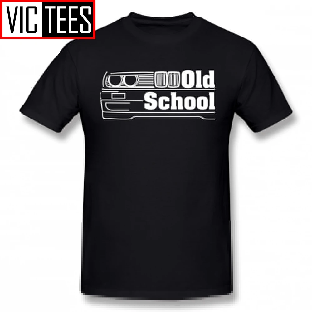 Camisetas de Old School E30 para hombre, camiseta blanca de Old School, camiseta gráfica de 100% algodón, camiseta divertida de talla grande a la