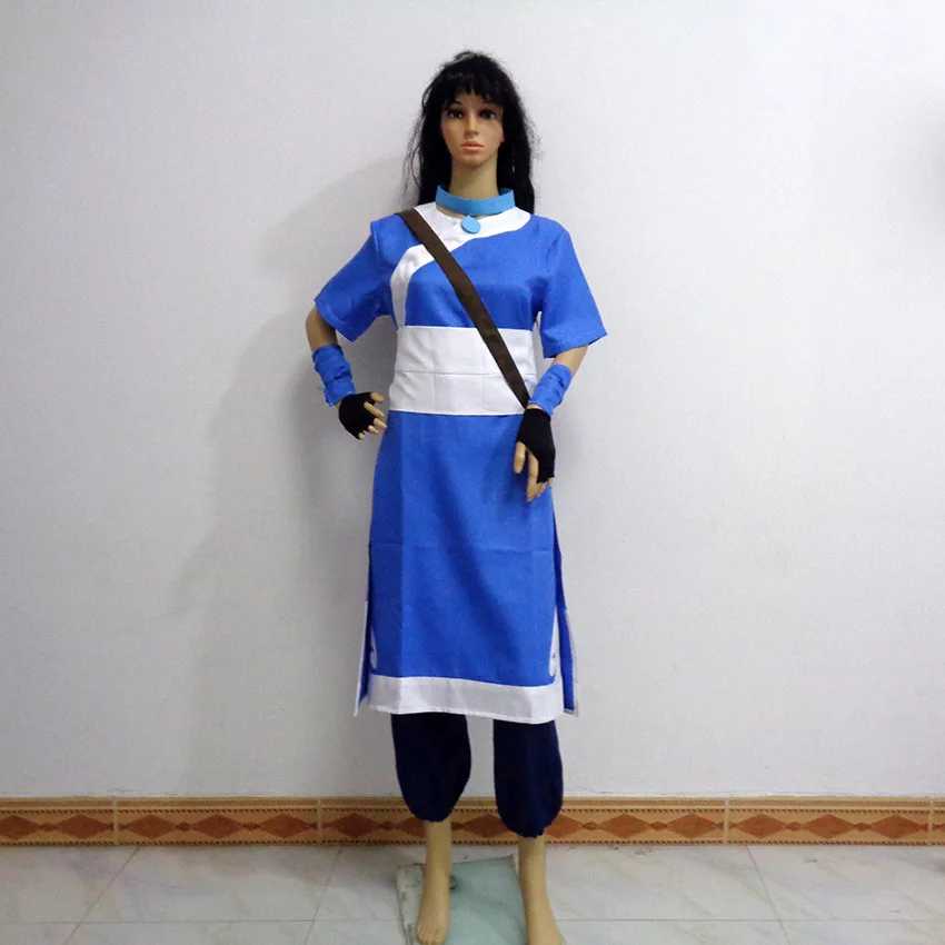 

Avatar The Last Airbender Katara Christmas Cos Party Halloween Uniform Cosplay Costume Customize Any Size