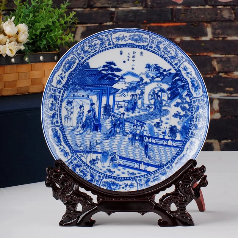 

Jingdezhen ceramics, modern and fashionable home decoration, classical crafts in living room