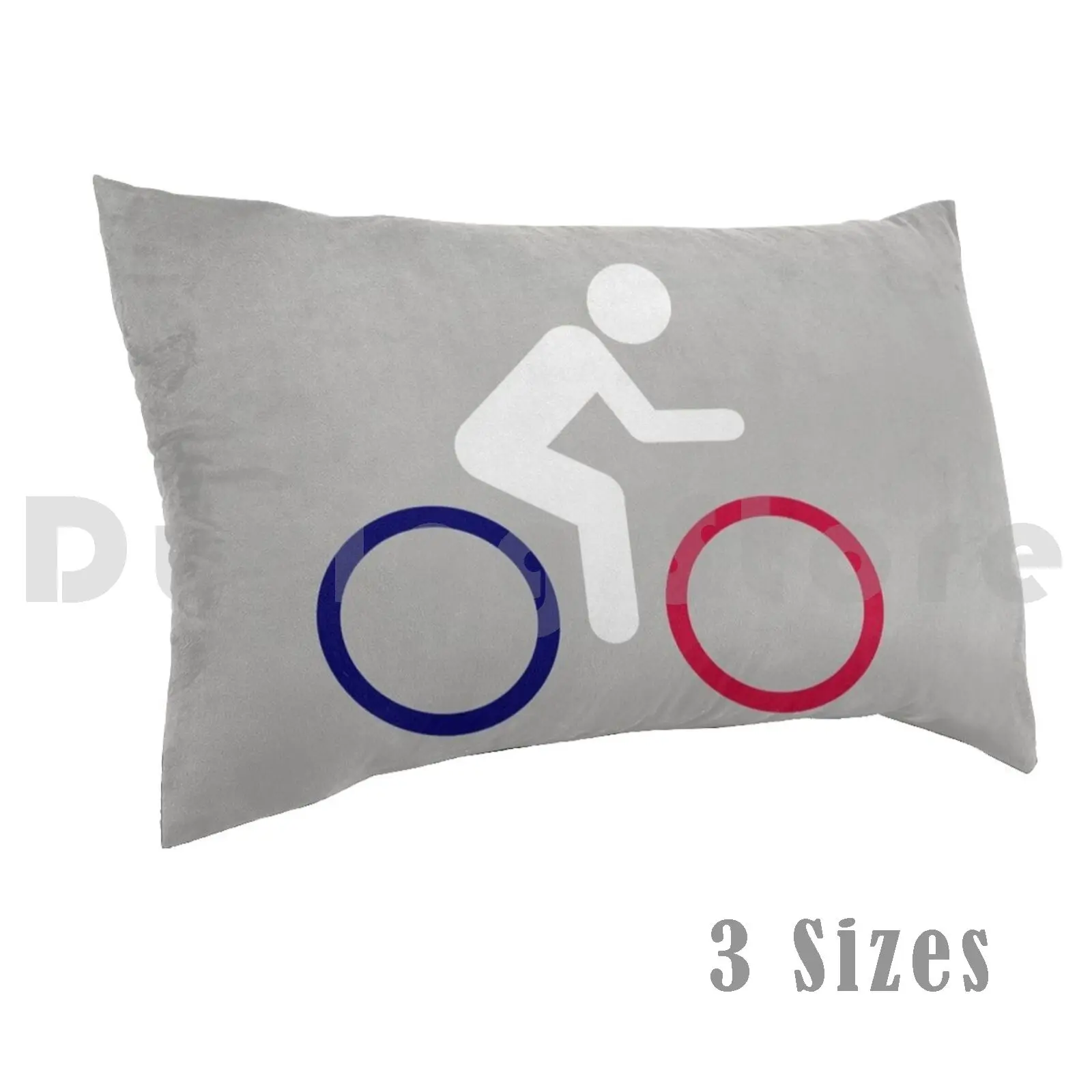 French Flag Bike Pillow Case DIY 50*70 Le Le Cycling Le Le Le Le Bike Le Flag Velo Velo 2017