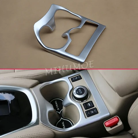 Матовый хромированный внутренний подстаканник для Nissan Rogue Sport XTrail 4WD