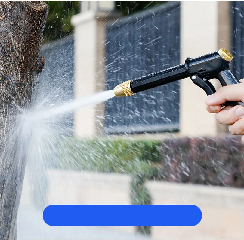 Car Washing Water Gun High Pressure Grab Household Magic Device Telescopic Tap Water Washing Flower Pump Foam Brush Car Tools