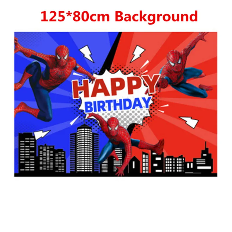 153pcs Spiderman Hero Latex Arch Kit Garland Balloon 30