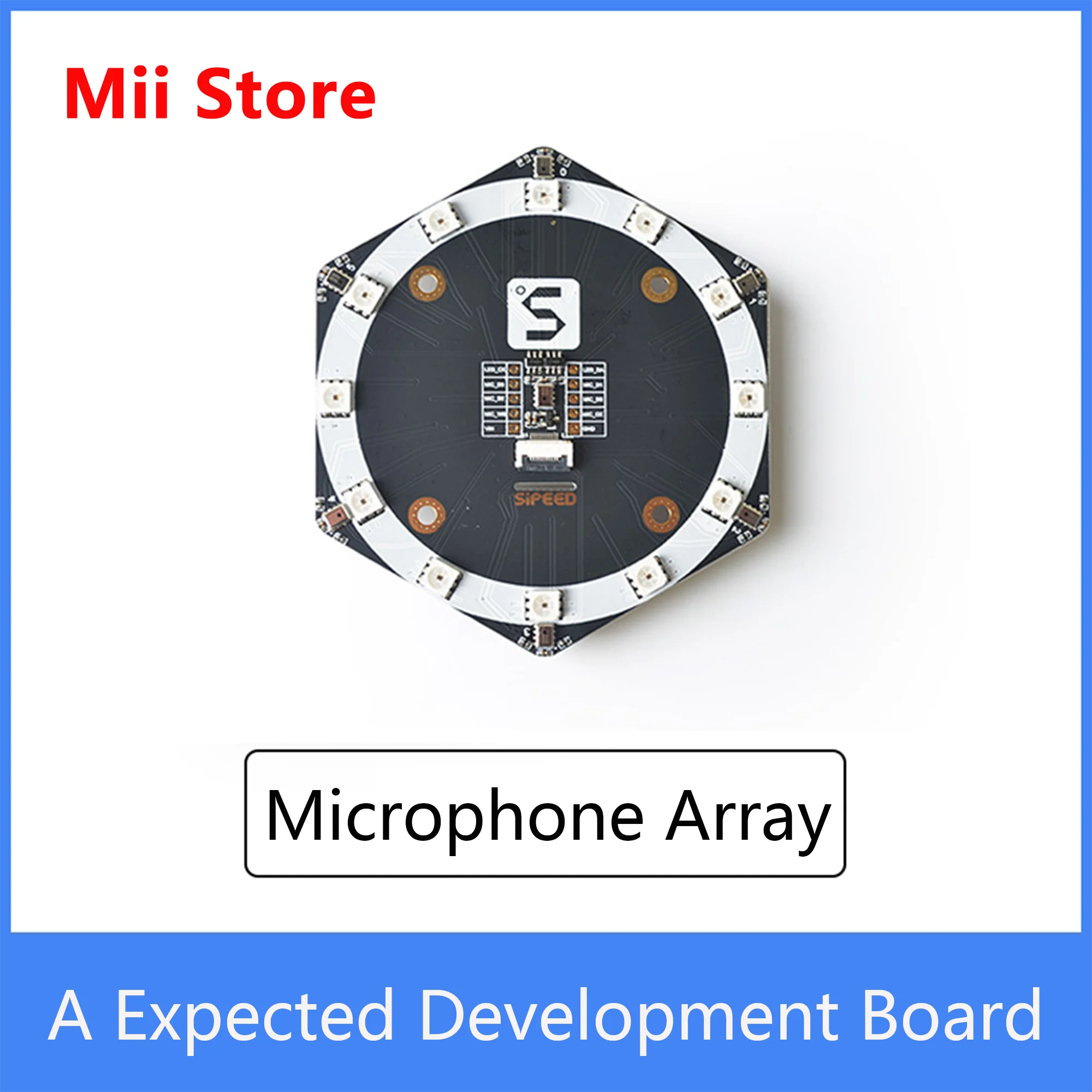 Sipeed 6 + 1 Mic Array localizzazione della sorgente sonora Beamforming riconoscimento vocale microfono Array Sipeed autentico