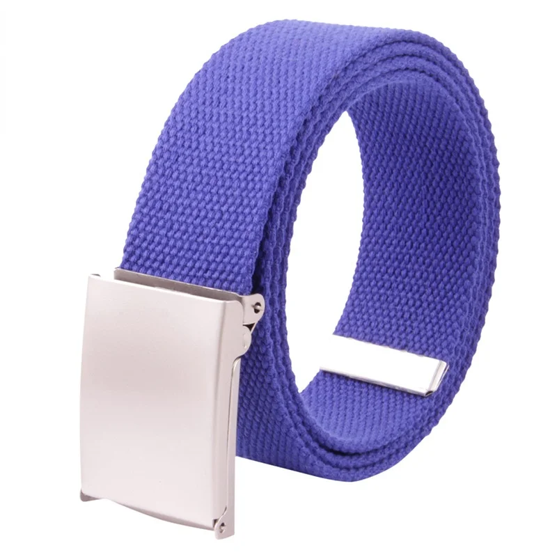 Nieuwe Candy Kleur Flip Gesp Canvas Riem Vrouwen Outdoor Trend Overalls Riem Mannen Riem Designer Riemen Vrouwen Hoge Kwaliteit