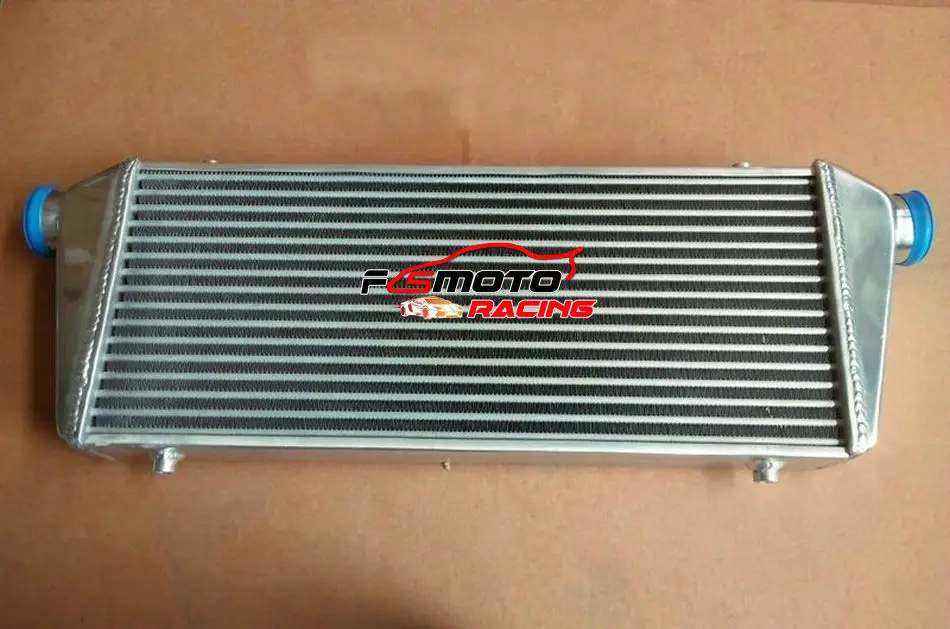 710x220x52mm Universal Front Mount Aluminum Turbo Intercooler 2.25