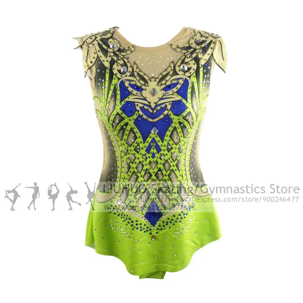 Performance Costumes Dress Women Girls Teens Ice Skating Dress Competitions  Kids Rhythmic Leotard Artistic Christmas