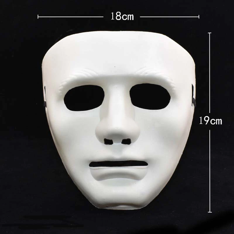 Máscaras con temática de película de Halloween para adultos, accesorios de disfraces de película de Cosplay, máscara de terror, regalo para niños, Anonymous, fiesta