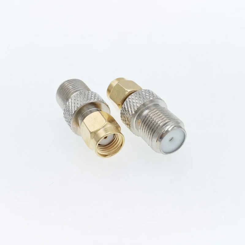 100PCS RP-SMA Male To F Female RF Connector Adapter