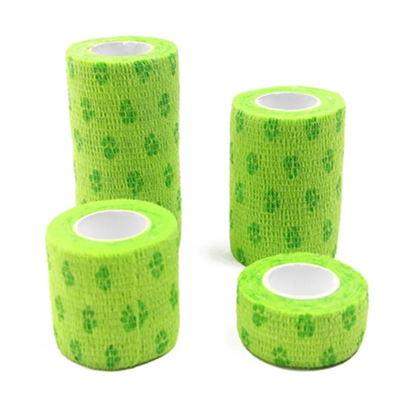 Pet Medical Bandage First Aid Paw Bandage Adhesive Elastic Bandages Self Adhesive Protective Foot Breathable Tape Dog Supply