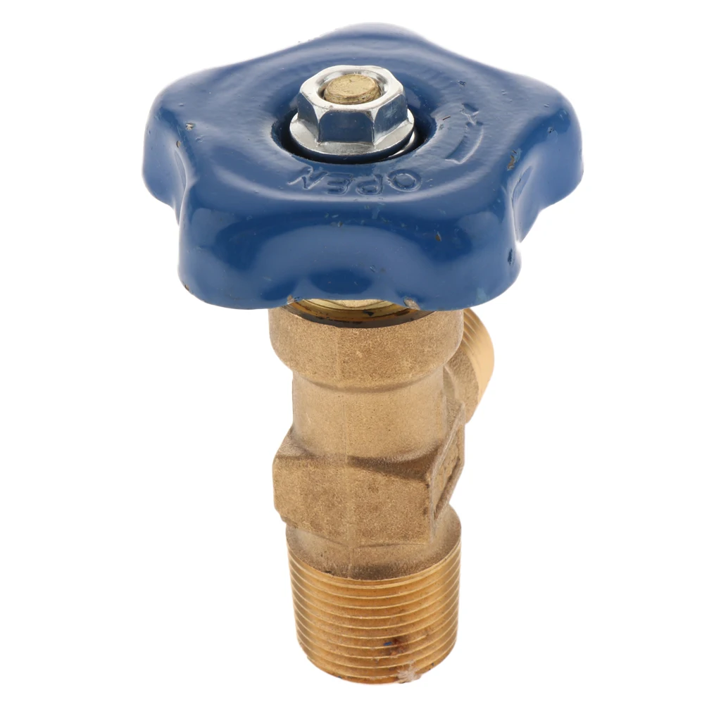 WP-15 Argon Gas Inert Gas Cylinder Valve Inert Gas Tank Valve Blue+Golden