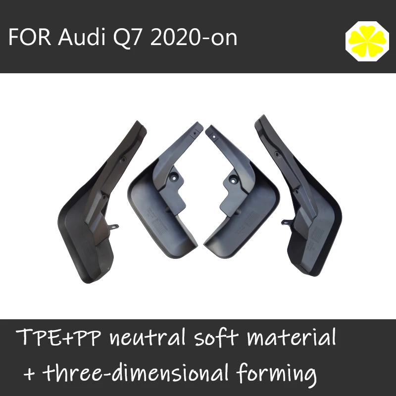 Mudflasp FOR Audi Q7 2020 2021 Mudguards Fender Mud Flap Guard Splash Mudguard Fenders car accessories auto styline Front Rear