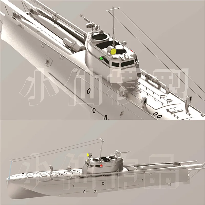 1:16 Torpedo Yacht Model Collection Decoration Making Kit