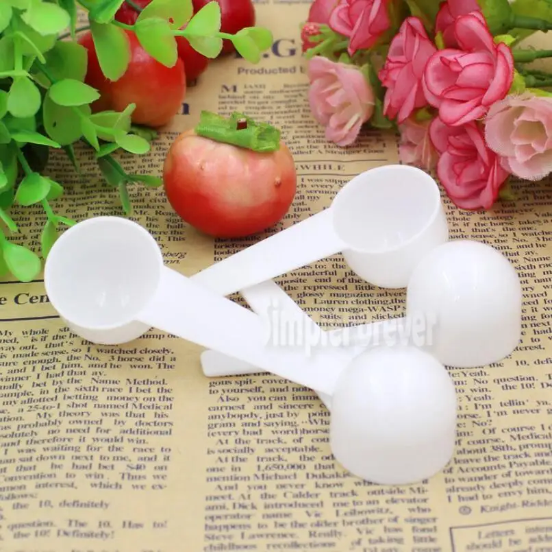 10ml 5g Measuring Plastic Scoop PP Measure Spoon Plastic Measuring Scoop 5g Measure Spoons Kitchen Tool