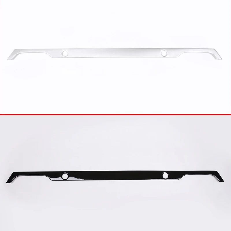 ABS Car Rear Bumper Trunk Tail Door Decoration Strip Trim For Land Rover Range Rover Evoque 2016-2018 Car Exterior Accessories