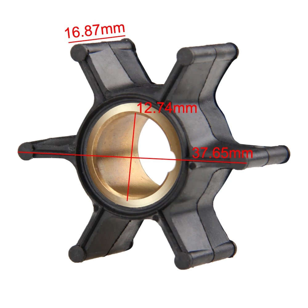 Impulsor de bomba de agua para barco Johnson Evinrude, Motor fueraborda de 6 cuchillas, piezas y accesorios, 18-3050, 386084, 9,9, 1995-15HP, 2001