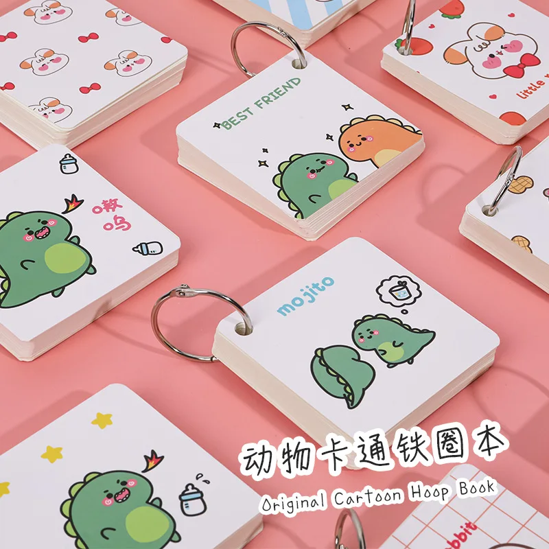 Kawaii Creative Mini Pocket Vocabulary Notebook Notes Memo Pad School Study Words Card Writing Reciting Book Planner