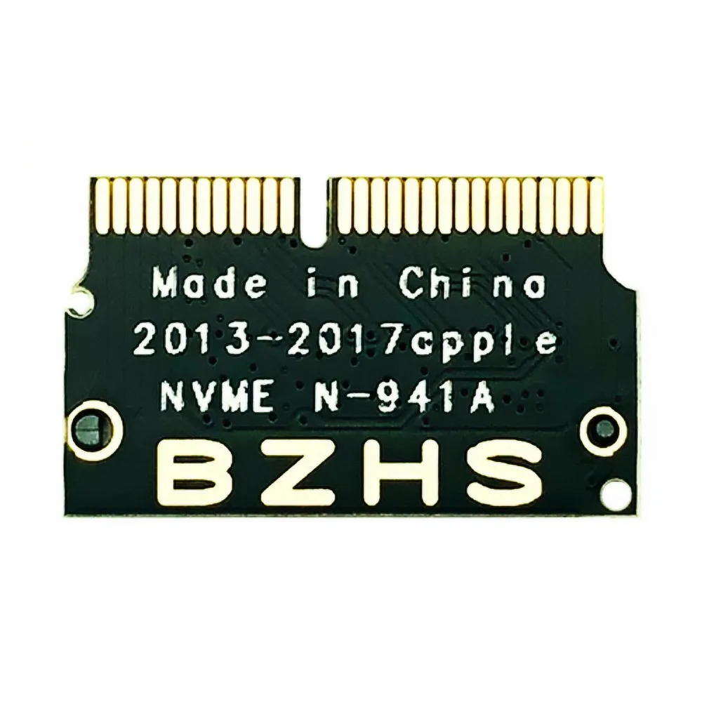 Adaptateur SSD M2 pour Macbook Air Pro A1398 A1502 A1466, carte NVMe PCIE 2013 2014 2015 vers M.2 NGFF, 50 pièces