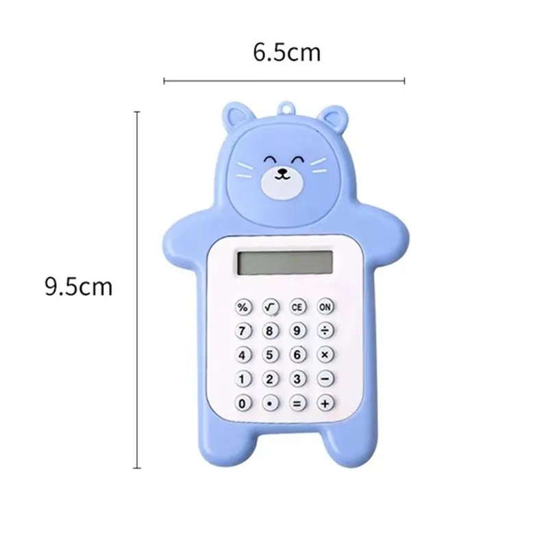 Cartoon Pocket Mini Rekenmachine Handheld Pocket Studenten Rekenmachine Carry Extra 'S Kawaii Calculadoras School Kantoor Rekenmachine