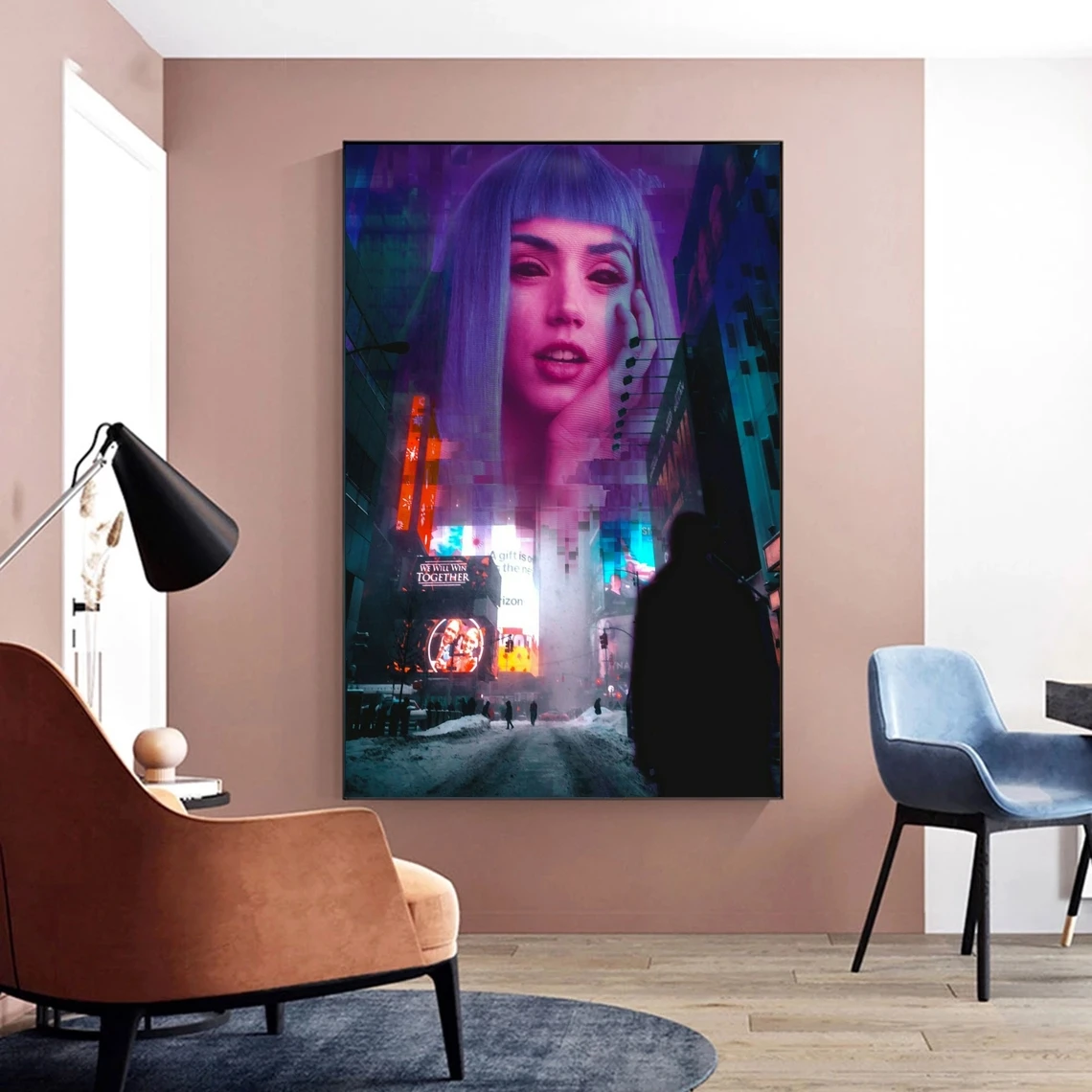 بليد رانر الفيلم المشارك ديكور المنزل طلاء جدران (بدون إطار) #5