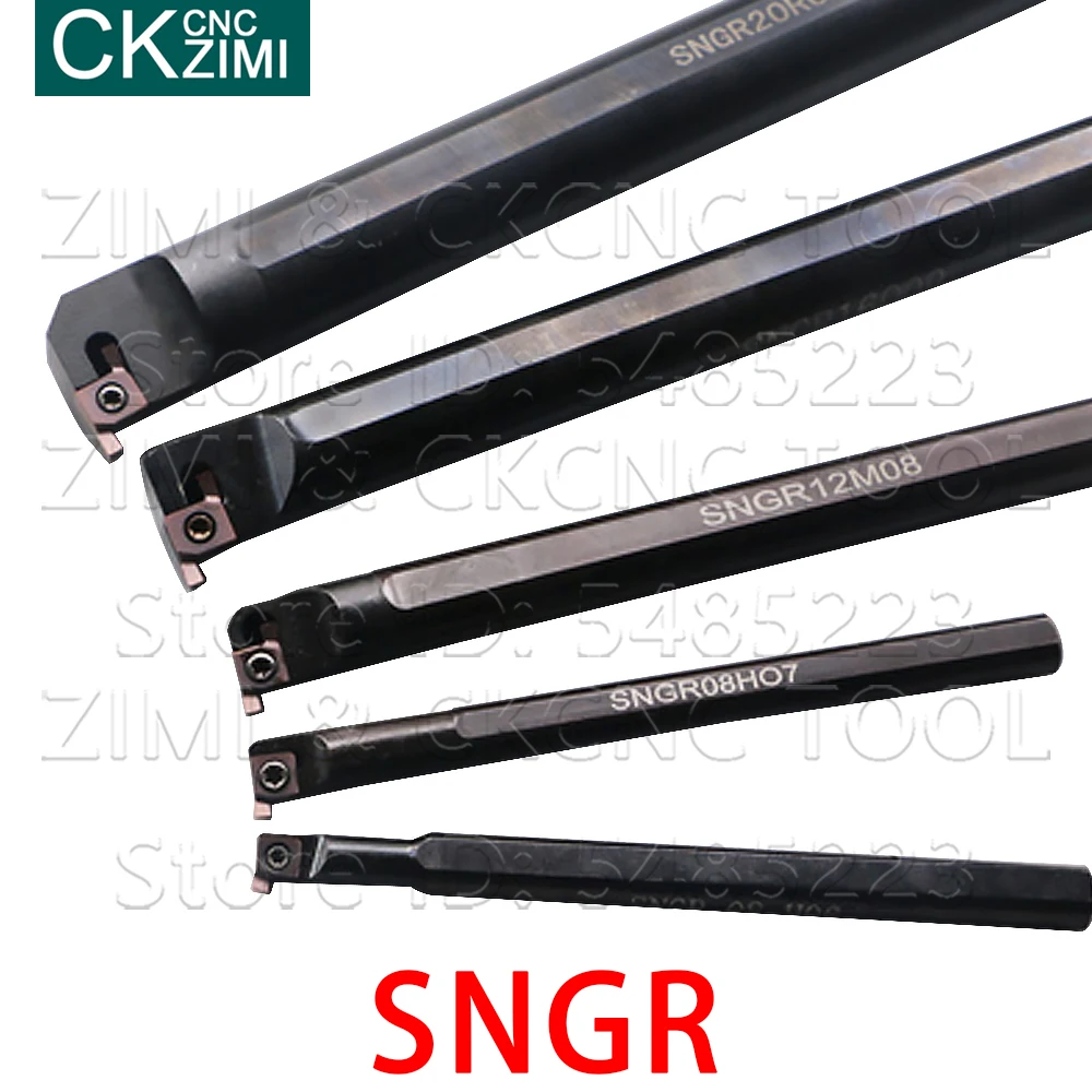 

SNGR08J07 10K07 10K08 12M08 12M09 16Q09 20R09 Mechanical Lathe CNC Internal Grooving Small Hole Tools Holder for 6GR 7GR 8GR 9GR