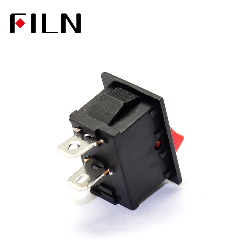 KCD1-101 MRS-101 2 pins on off Snap-in Rocker Switch Mini Switch 21x15mm 6A250VAC 10A 125VAC