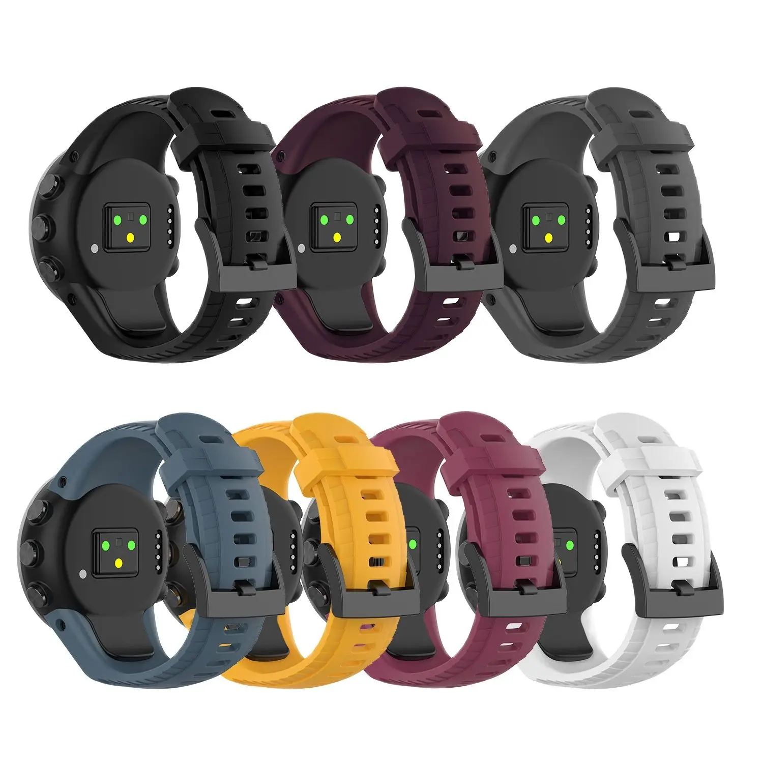 Heroína-Silicone Pulseira para Suunto 5 Smartwatch, Substituição WatchBand, Wrist Strap, Bracelet Belt, Ao Ar Livre, Acessórios Esportivos