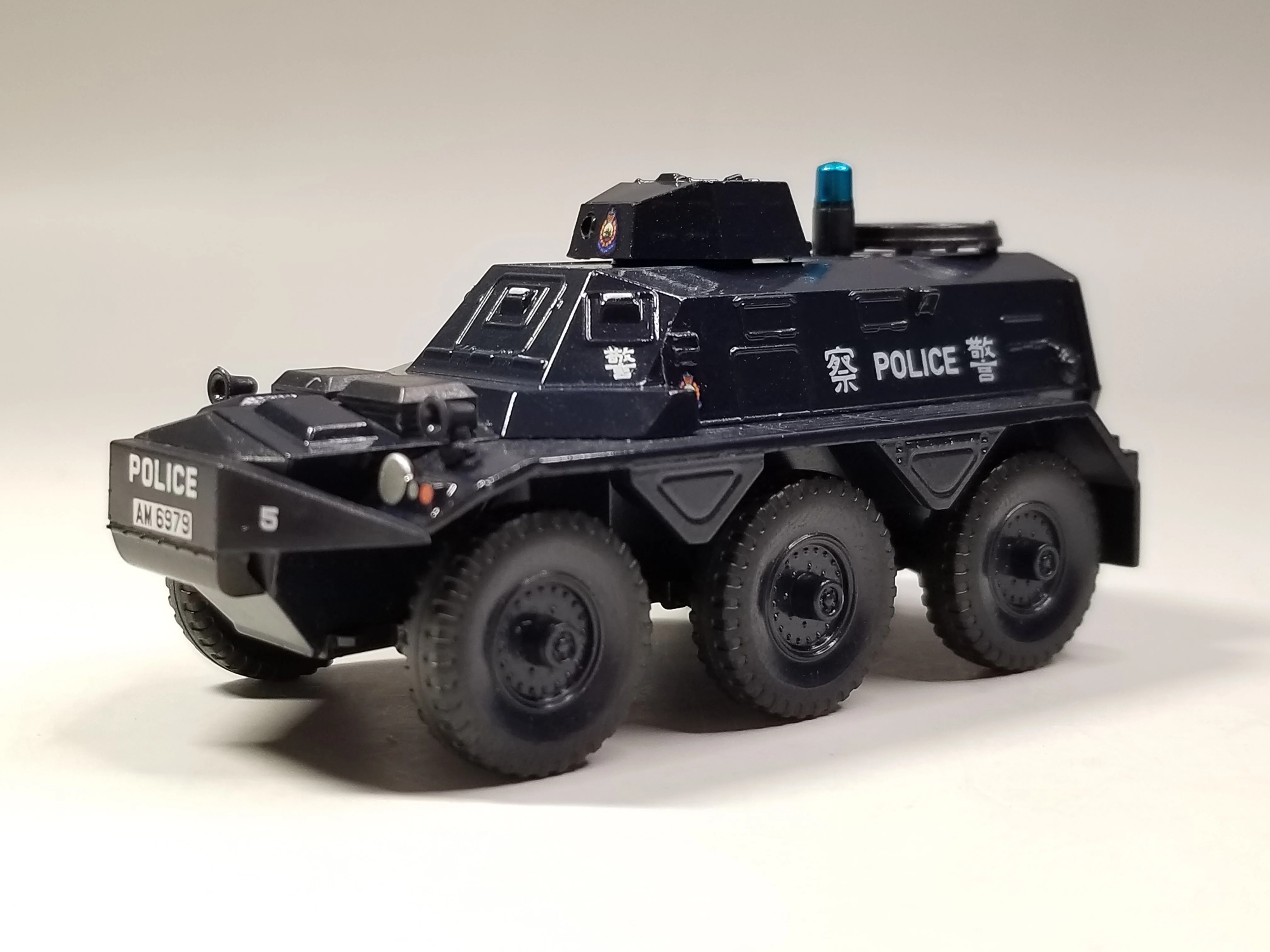 

Tiny 1/110 Saracen Armoured Vehicle (AM6979) Royal Hong Kong Police (PTU #5) ATC65075 Die Cast Model Car Collection Limited