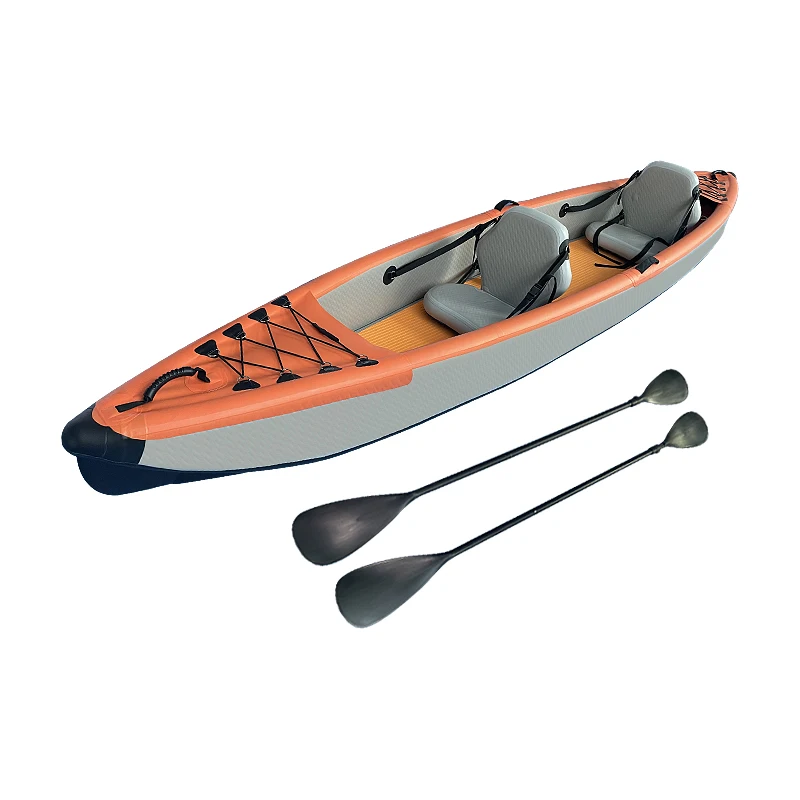 Inflatable Kayak Canoe Water Sports Rafting Boat Folding Boats 420*75*38CM