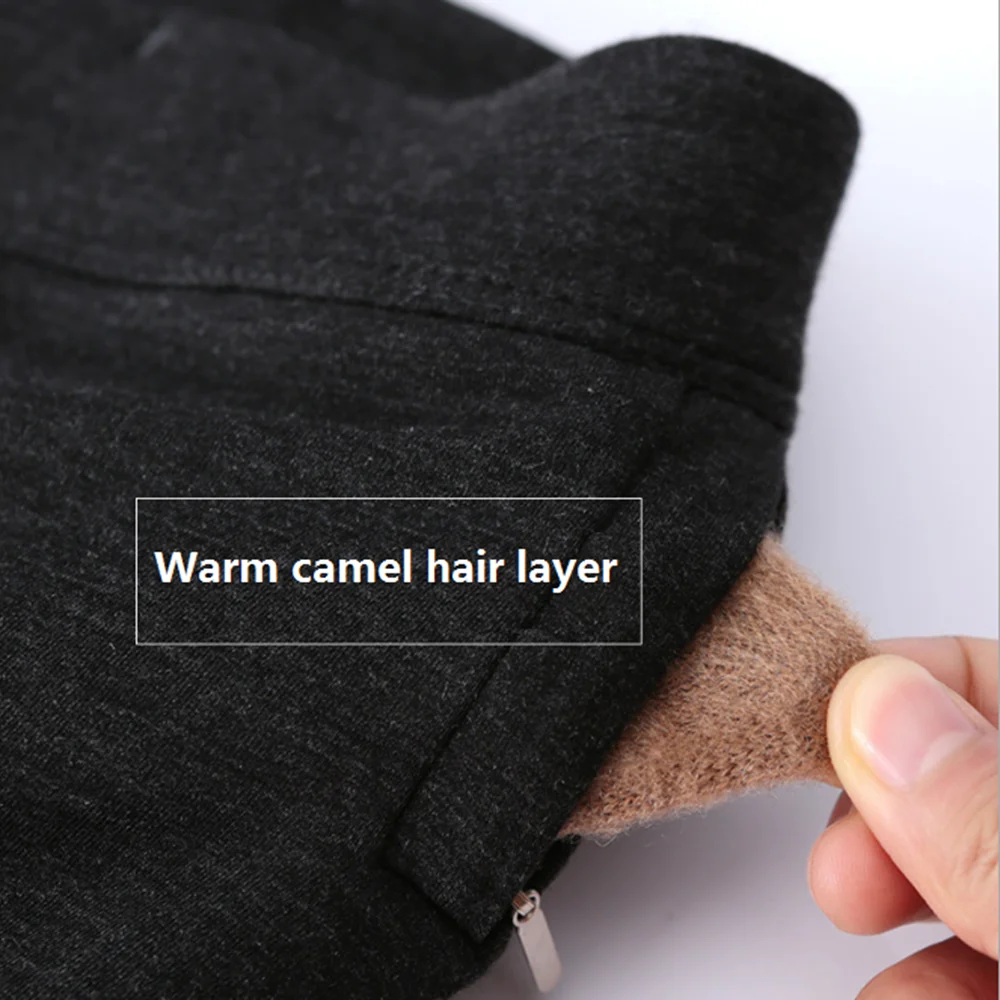 caml hair 3 layer thick winter thermal pants leggins warm trousers merino underwear mens leggings women womens long johns men\'s