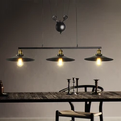 Vintage Loft Retro Pendant Lights Umbels Restaurant Living Room Dining Room Bar Cafe Pub Club Office Hall Chandelier PendantLamp