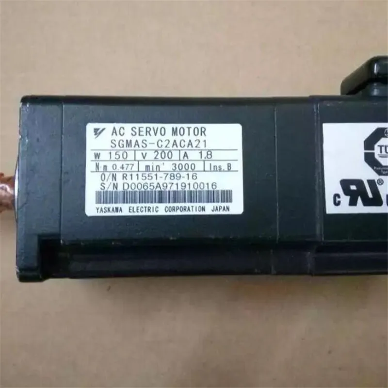 Tested Working SGMAS-C2ACA21 AC SERVO MOTOR