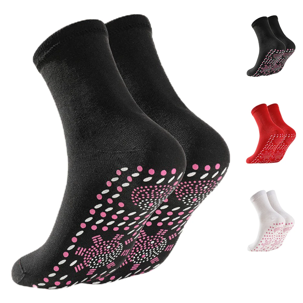 New Self Heating Socks Winter Warm Massage Socks Anti-Fatigue Heat Insulated Thermal Socks For Hiking Camping Cycling