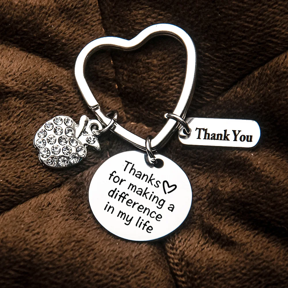 Metal Graduation Season Teacher Gifts Keychain For Women On Teachers Day Graduation Birthday