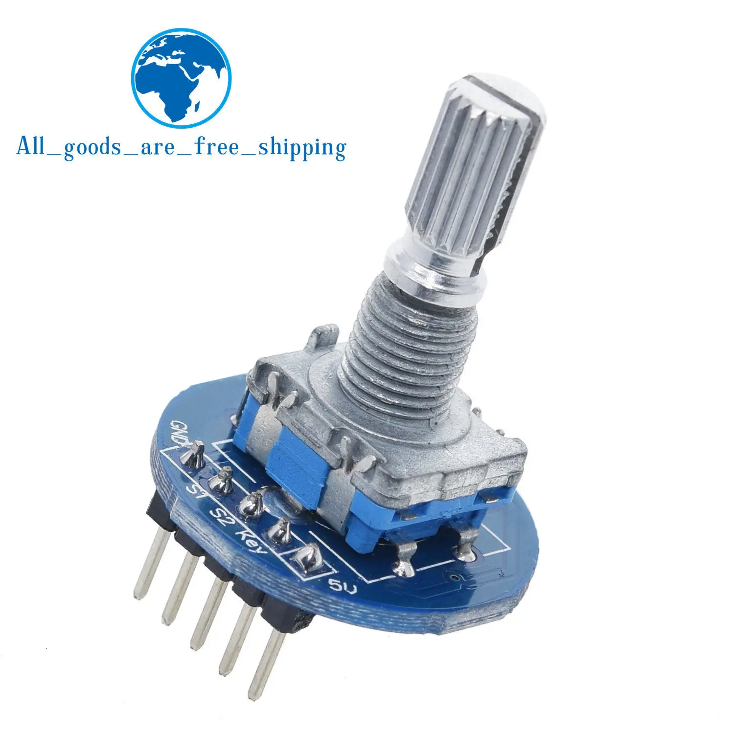 TZT 1/3PCS Drehgeber Modul für Arduino Ziegel Sensor Entwicklung Runde Audio Rotierenden Potentiometer Knopf Kappe EC11 – Detail 6