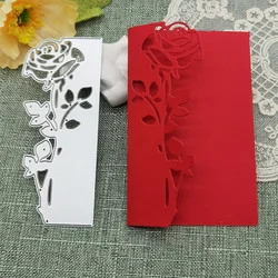 Diy Rose Bloem Cutting Dies Plakboek Album Wenskaarten Mes Mal Decoratieve Ambachten Embossing Punch Stencil